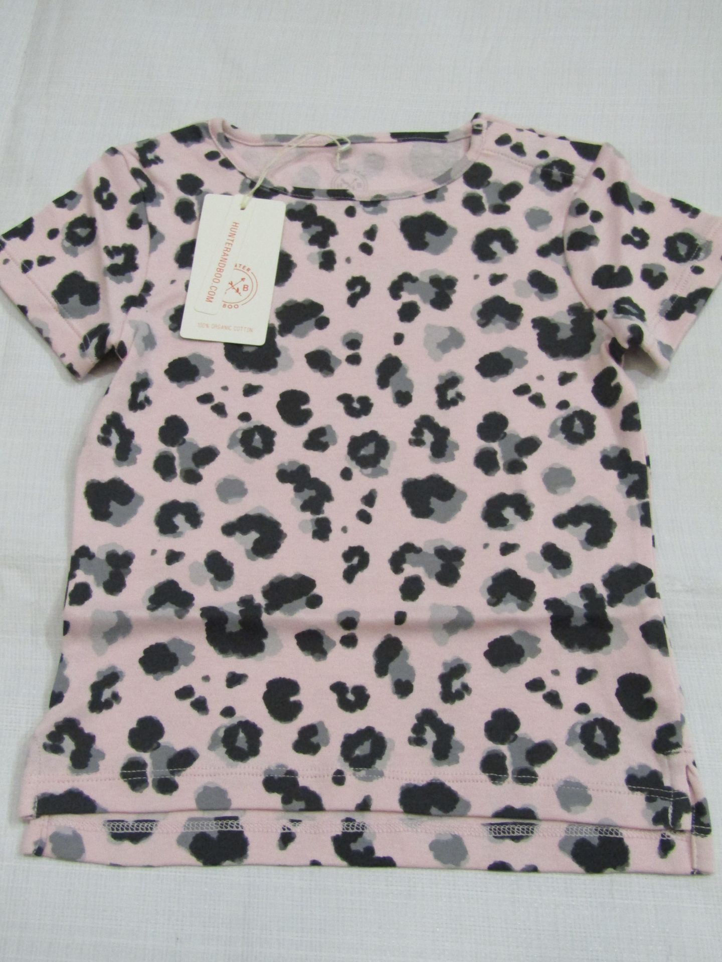 2 X Hunter & Boo Yala Pink T/Shirts Aged 3-4 yrs New & Packaged RRP £ 13 Each