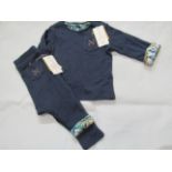 Hunter & Boo Reversible Sweater & Leggings Palawan/Navy Aged 12-24 Months New & Packaged RRP Sweater