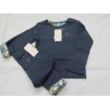 Hunter & Boo Reversible Sweater & Leggings Palawan/Navy Aged 4-5 yrs New & Packaged RRP Sweater £