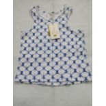 2 X Hunter & Boo Shibori Blue Vests Aged 4-5 yrs New & Packaged RRP £13 Each