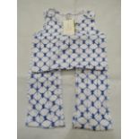 Hunter & Boo Shibori Blue Jumpsuit Aged 2-3 yrs New & Packaged RRP £25