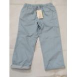 Hunter & Boo Chambray Trouser Blue Aged 3-4 yrs New & Packaged RRP £24