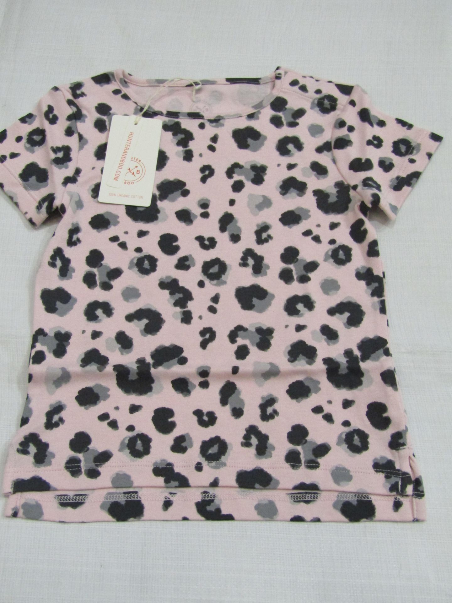 2 X Hunter & Boo Yala Pink T/Shirts Aged 3-4 yrs New & Packaged RRP £ 13 Each