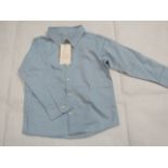 Hunter & Boo Chambray Shirt Blue Aged 3-4 yrs New & Packaged RRP £21