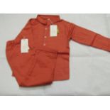 Hunter & Boo Shirt & Trouser Terracotta Aged 4-5 yrs New & Packaged RRP Shirt £21 Trouser £24