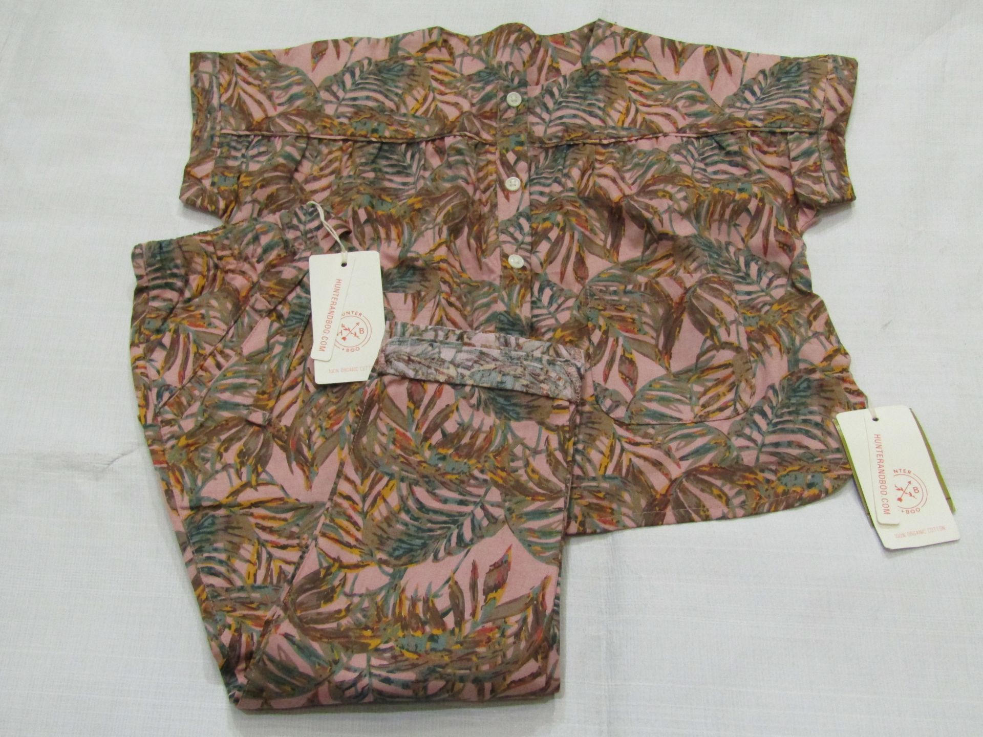 Hunter & Boo Nude Palawan Blouse & Trouser Aged 3-4 yrs New & Packaged RRP £42