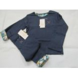 Hunter & Boo Reversible Sweater & Leggings Palawan/Navy Aged 3-4 yrs New & Packaged RRP Sweater £