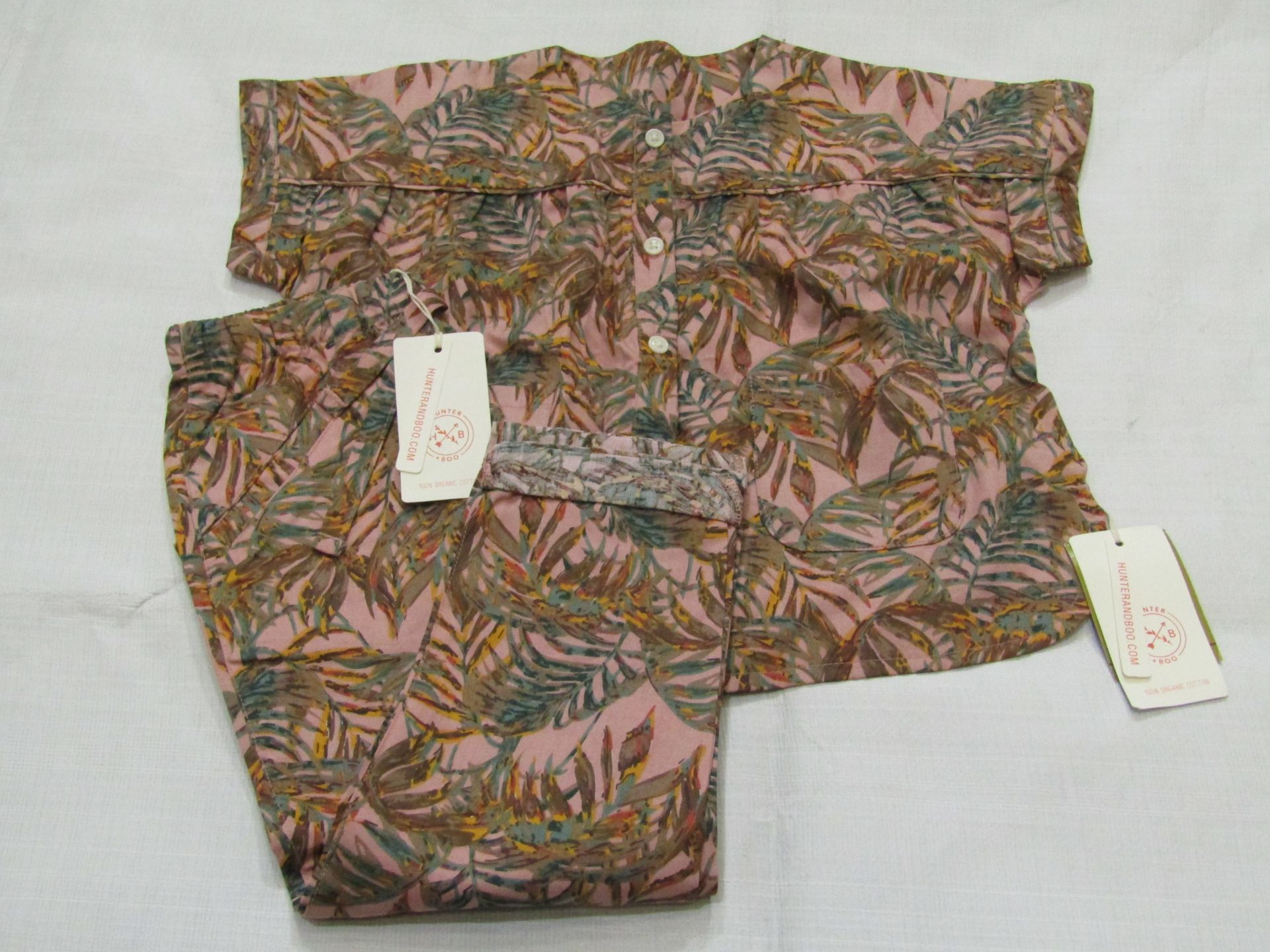 Hunter & Boo Nude Palawan Blouse & Trouser Aged 3-4 yrs New & Packaged RRP £42