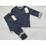 Hunter & Boo Reversible Sweater & Leggings Palawan/Navy Aged 12-24 Months New & Packaged RRP Sweater