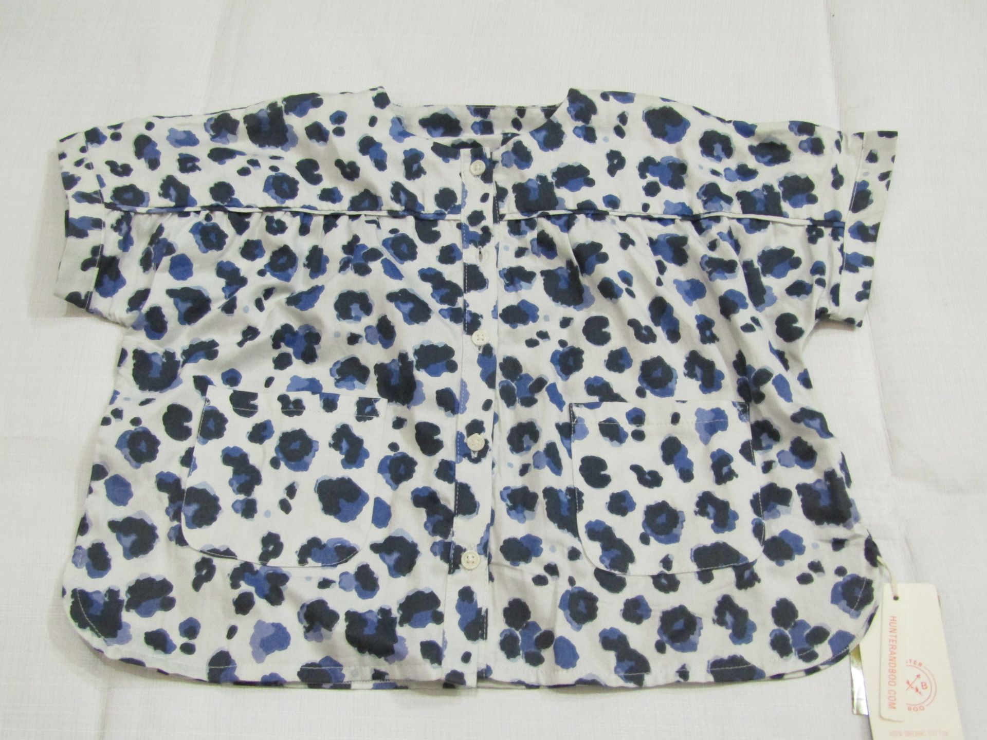 Hunter & Boo Yala Blue Blouse Aged 4-5 yrs New & Packaged RRP £21