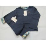 Hunter & Boo Reversible Sweater & Leggings Palawan/Navy Aged 3-4 yrs New & Packaged RRP Sweater £