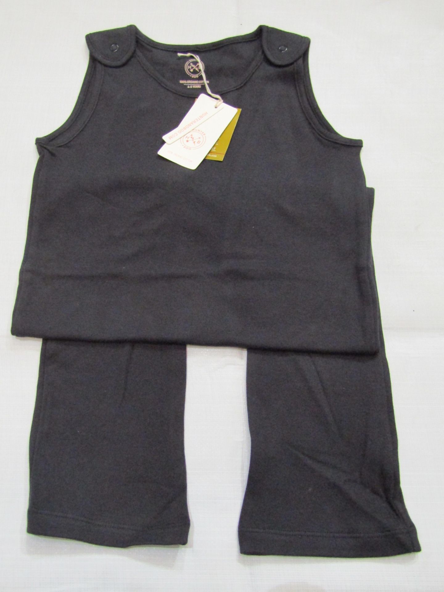 Hunter & Boo jumpsuit Black Aged 4-5 yrs New & Packaged RRP £25