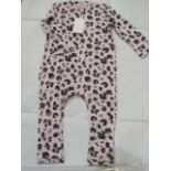 Hunter & Boo Yala Pink Sleepsuit Aged 2-3 yrs New & Packaged RRP £24