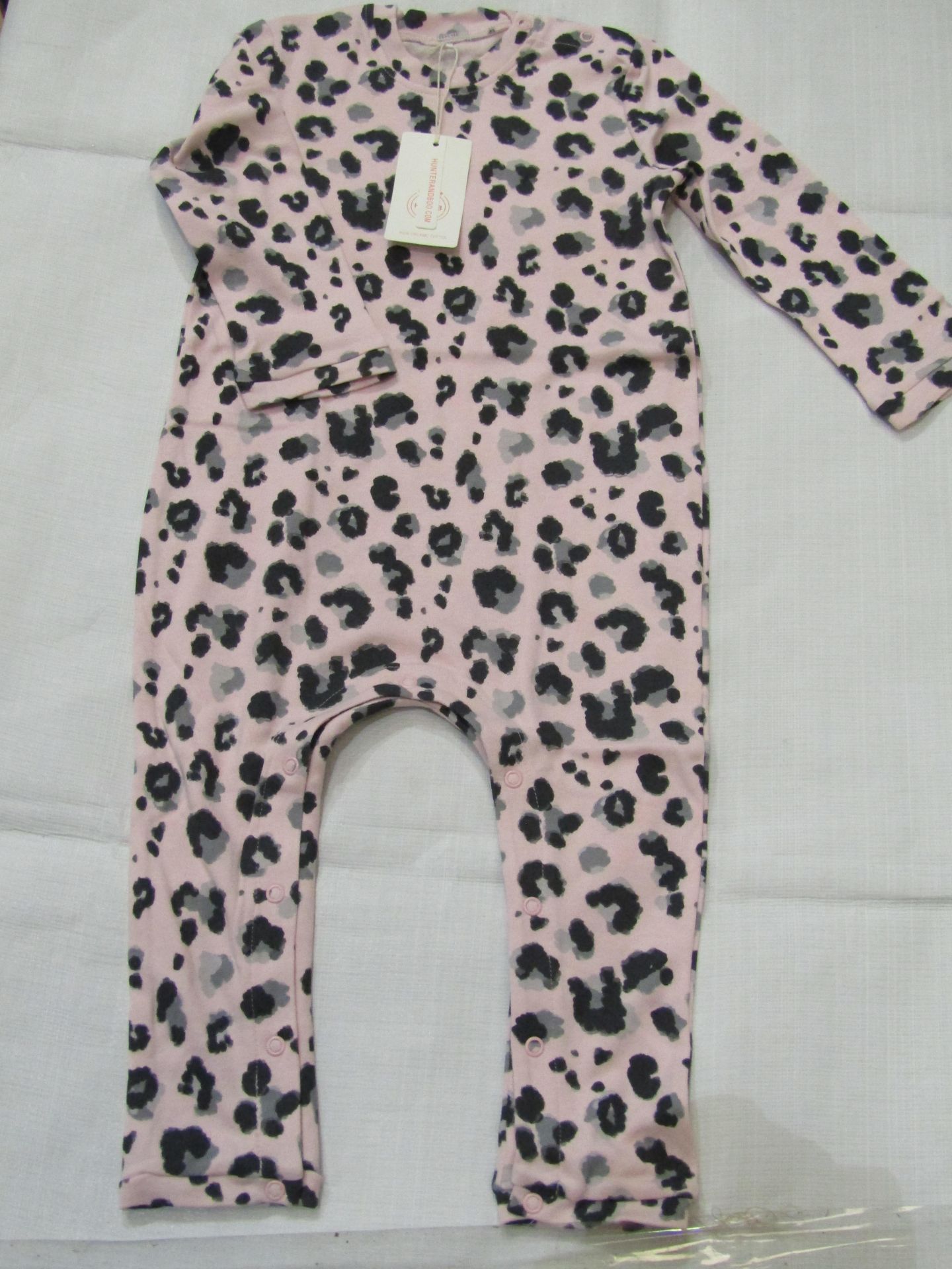 Hunter & Boo Yala Pink Sleepsuit Aged 2-3 yrs New & Packaged RRP £24