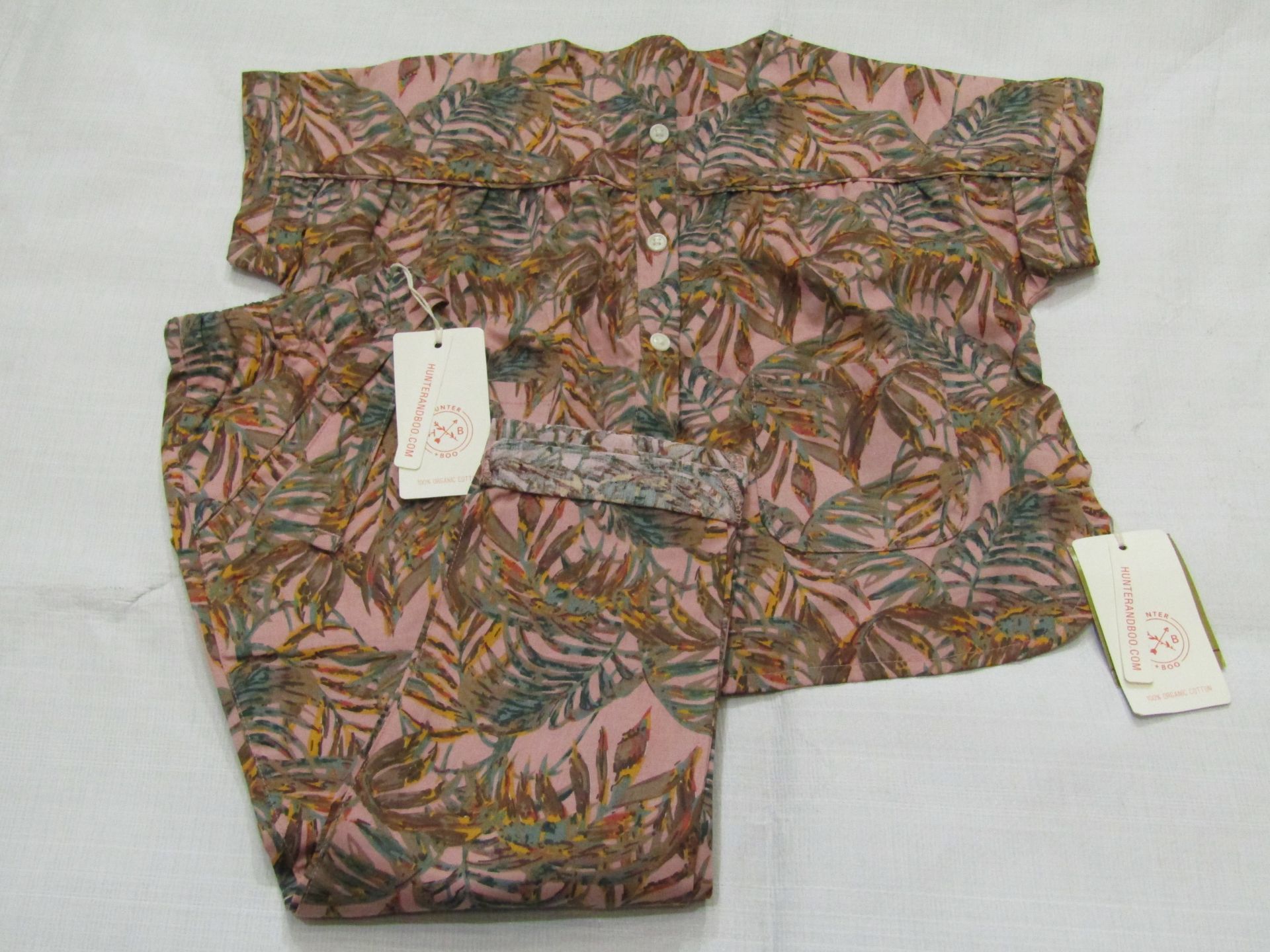 Hunter & Boo Nude Palawan Blouse & Trouser Aged 3-4 yrs New & Packaged RRP £42