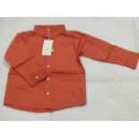 Hunter & Boo Shirt Terracotta Aged 3-4 yrs New & Packaged RRP £21