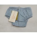 5 X Pairs of Chambray Bloomers Aged 3-6 Months New & Packaged RRP £8