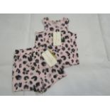 Hunter & Boo Yala Pink Shorts & Vest Aged 6-12 Months New & Packaged RRP £13 Each