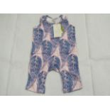 Hunter & Boo Jumpsuit Boo Print Aged 0-3 Months New & Packaged RRP £25