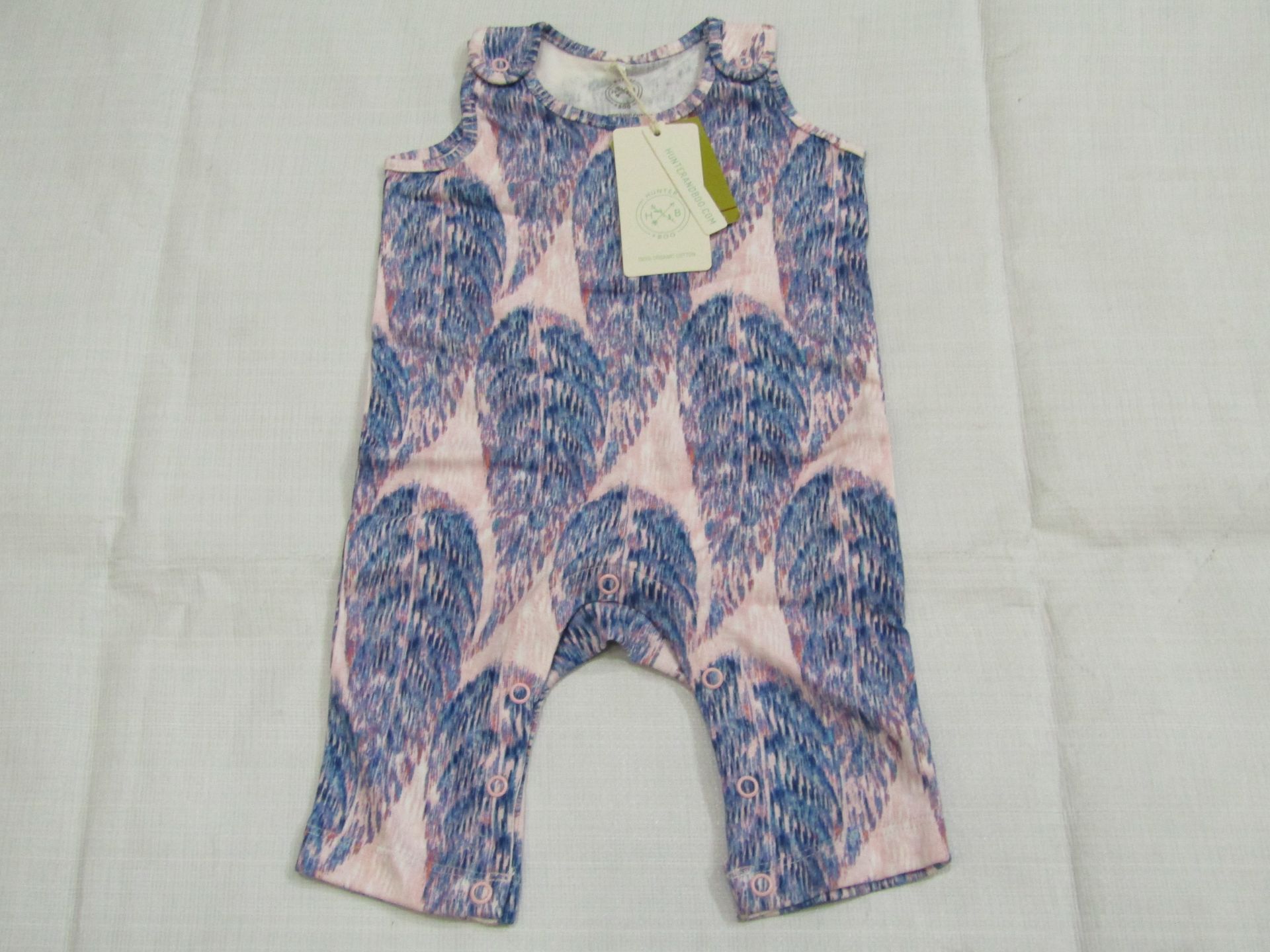 Hunter & Boo Jumpsuit Boo Print Aged 0-3 Months New & Packaged RRP £25