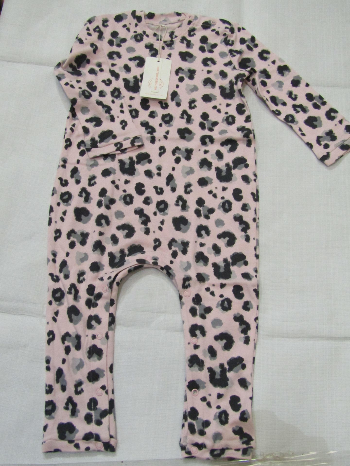 Hunter & Boo Yala Pink Sleepsuit Aged 2-3 yrs New & Packaged RRP £24