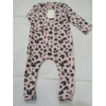 Hunter & Boo Yala Pink Sleepsuit Aged 12-24 Months New & Packaged RRP £24