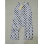 Hunter & Boo Shibori Blue Jumpsuit Aged 6-12 Months New & Packaged RRP £25