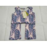 Hunter & Boo Jumpsuit Boo Print Aged 2-3 yrs New & Packaged RRP £25