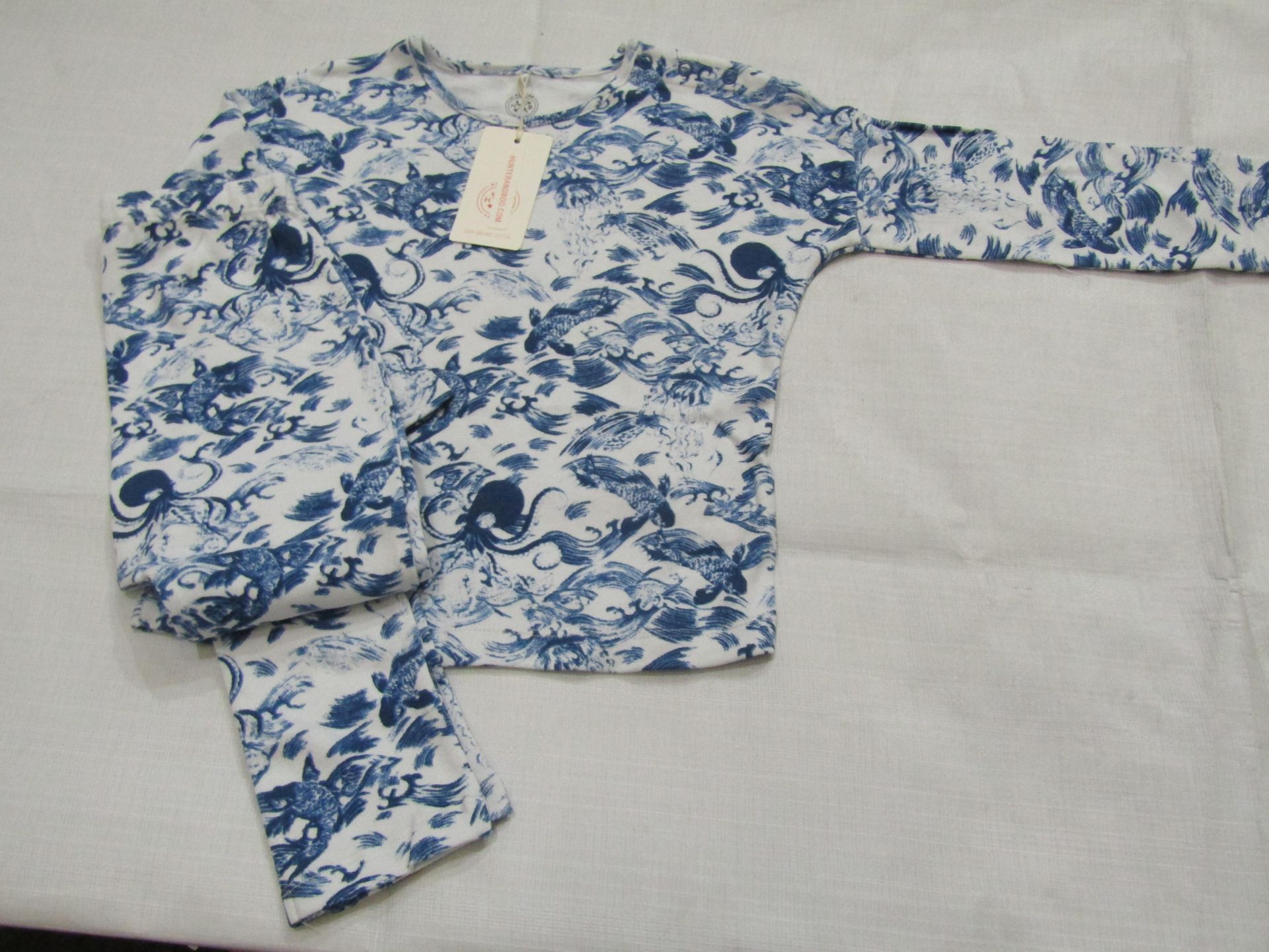 Hunter & Boo Kayio Print Pyjamas Aged 2-3 yrs New & Packaged RRP £26