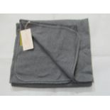 Hunter & Boo Blanket Grey Marl Approx Size 120 X 90 CM 100 % Organic Cotton New & Packaged RRP £35