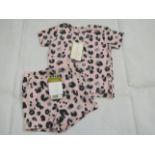 Hunter & Boo Yala Pink T/Shirt & Shorts Aged 12-24 Months New & Packaged RRP £13 Each