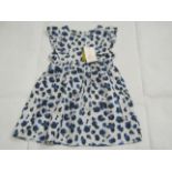 Hunter & Boo Yala Blue Frilled Dress Aged 3-4 yrs New & Packaged RRP £25