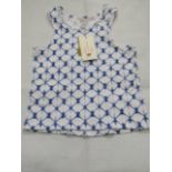 2 X Hunter & Boo Shibori Blue Vests Aged 4-5 yrs New & Packaged RRP £13 Each