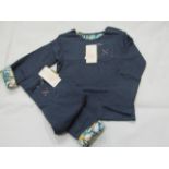 Hunter & Boo Reversible Sweater & Leggings Palawan/Navy Aged 4-5 yrs New & Packaged RRP Sweater £