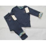 Hunter & Boo Reversible Sweater & Leggings Palawan/Navy Aged 12-24 Months New & Packaged RRP Sweater