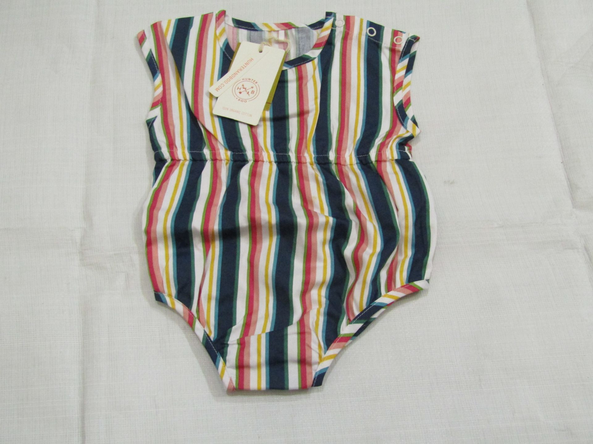 Hunter & Boo Helter Skelter Playsuit Aged 3-6 Months New & Packaged RRP £21