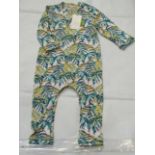 Hunter & Boo Palawan Print Sleepsuit Aged 12-24 Months New & Packaged RRP £24
