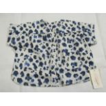 Hunter & Boo Yala Blue Blouse Aged 2-3 yrs New & Packaged RRP £21