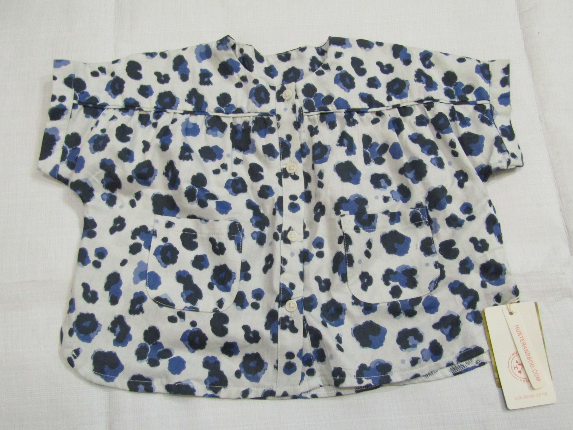 Hunter & Boo Yala Blue Blouse Aged 2-3 yrs New & Packaged RRP £21