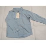 Hunter & Boo Chambray Shirt Blue Aged 3-4 yrs New & Packaged RRP £21