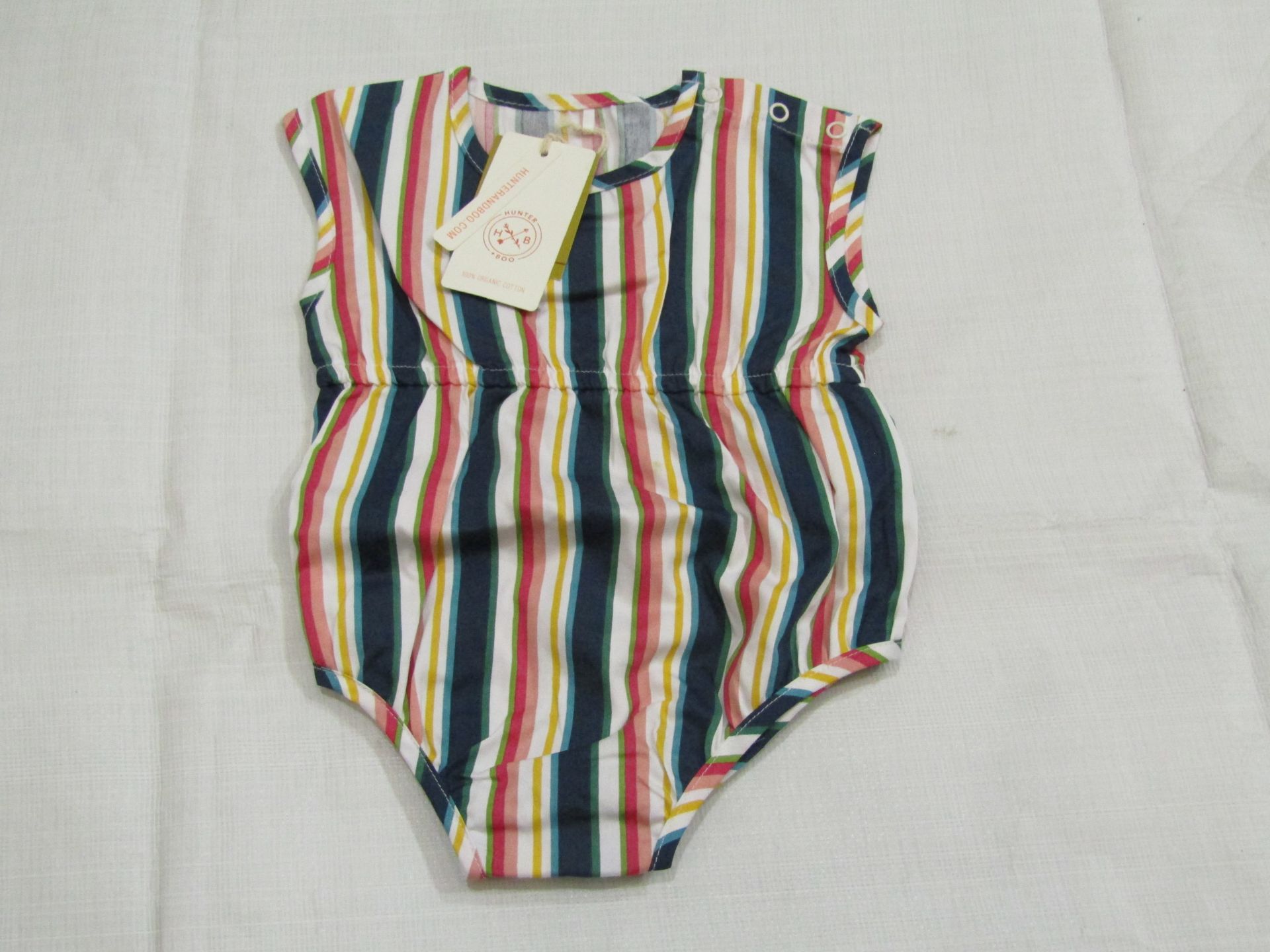 Hunter & Boo Helter Skelter Playsuit Aged 3-6 Months New & Packaged RRP £21