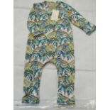 Hunter & Boo Palawan Print Sleepsuit Aged 12-24 Months New & Packaged RRP £24