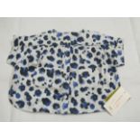 Hunter & Boo Yala Blue Blouse Aged 6-12 Months New & Packaged RRP £21