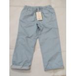 Hunter & Boo Chambray Trouser Blue Aged 3-4 yrs New & Packaged RRP £24