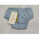 5 X Pairs of Chambray Bloomers Aged 0-3 Months New & Packaged RRP £8