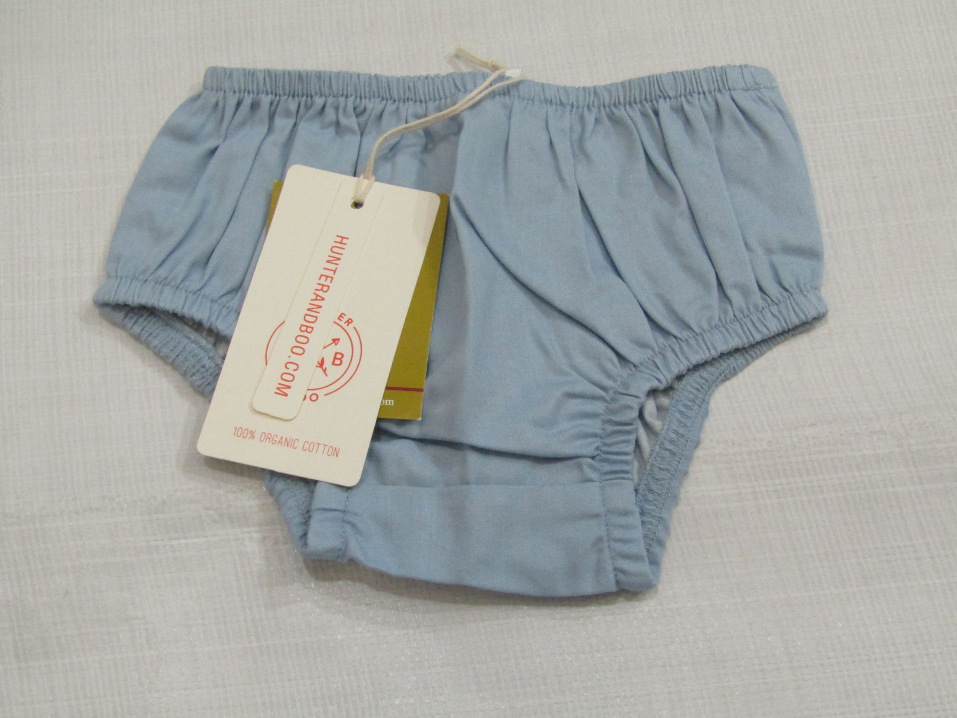 5 X Pairs of Chambray Bloomers Aged 0-3 Months New & Packaged RRP £8