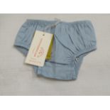 5 X Pairs of Chambray Bloomers Aged 12-24 Months New & Packaged RRP £8