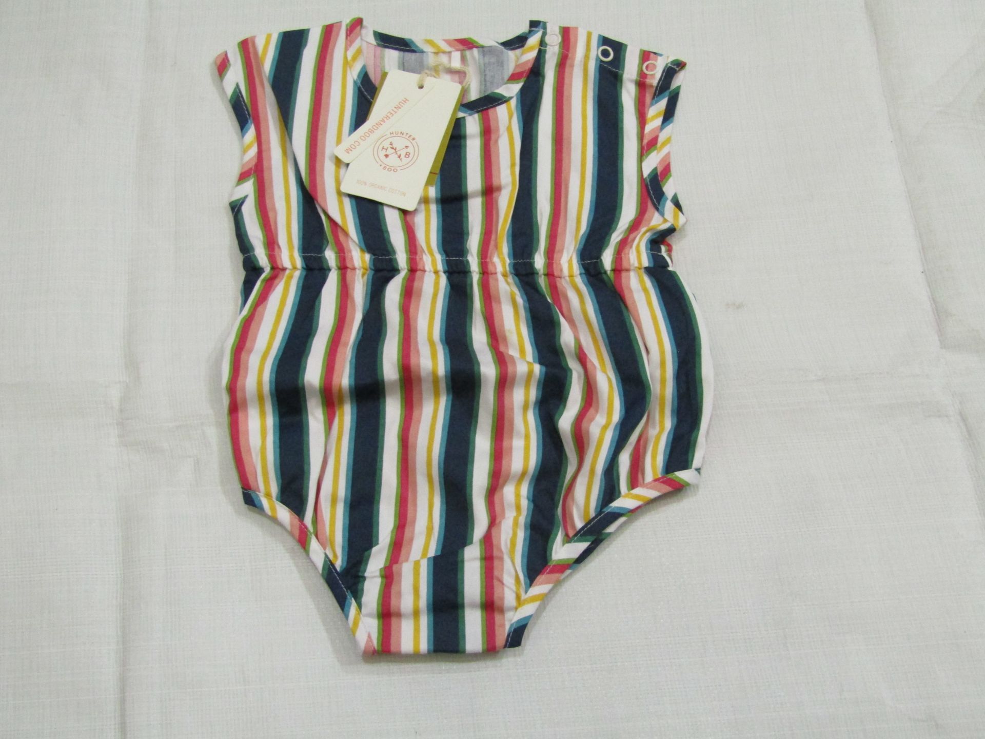 Hunter & Boo Helter Skelter Playsuit Aged 3-6 Months New & Packaged RRP £21