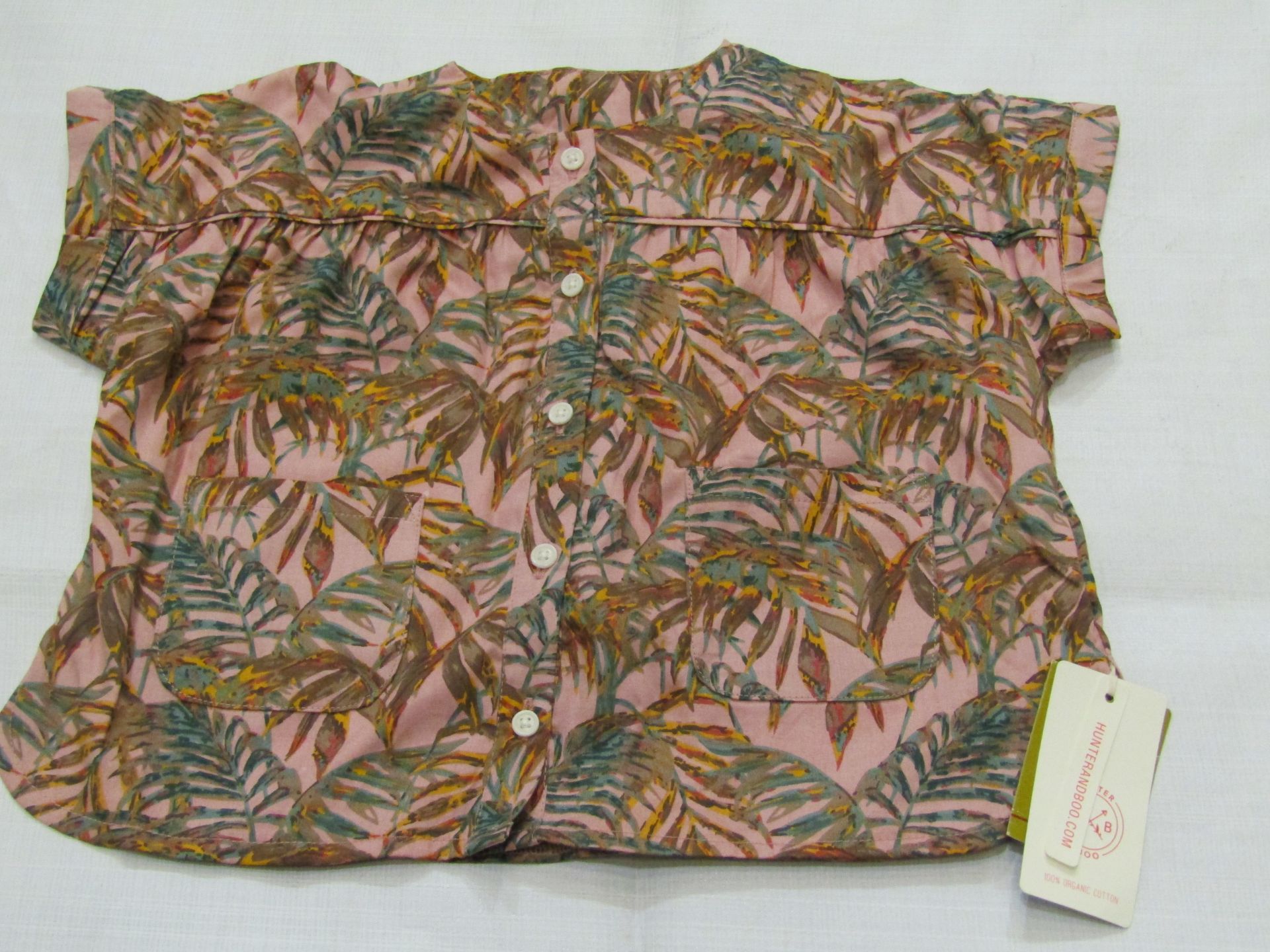 2 X Hunter & Boo Nude Palawan Blouses Aged 4-5 yrs New & Packaged RRP £21 Each - Image 2 of 2