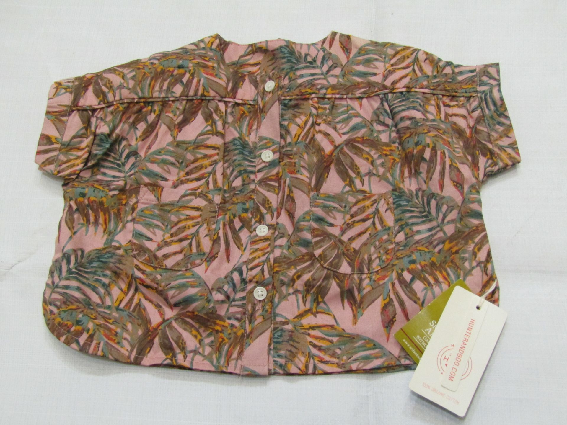 Hunter & Boo Nude Palawan Blouse Aged 6-12 Months New & Packaged RRP £21 - Image 2 of 2